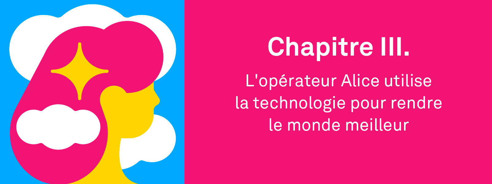 Chapitre III. L'opérateur Alice utilise la technologie pour rendre le monde meilleur